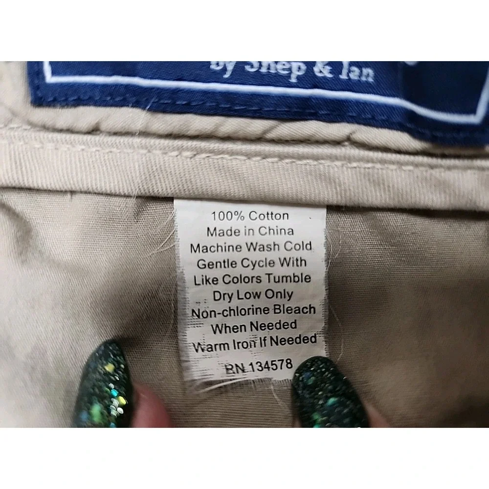 Vineyard Vines Slim Fit Breaker Pants Men's 34x32 Beige‎ Chino Casual Preppy